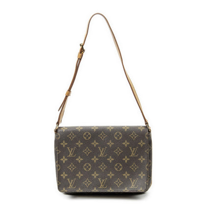 Louis Vuitton Musette Tango Brown Monogram Canvas Messenger