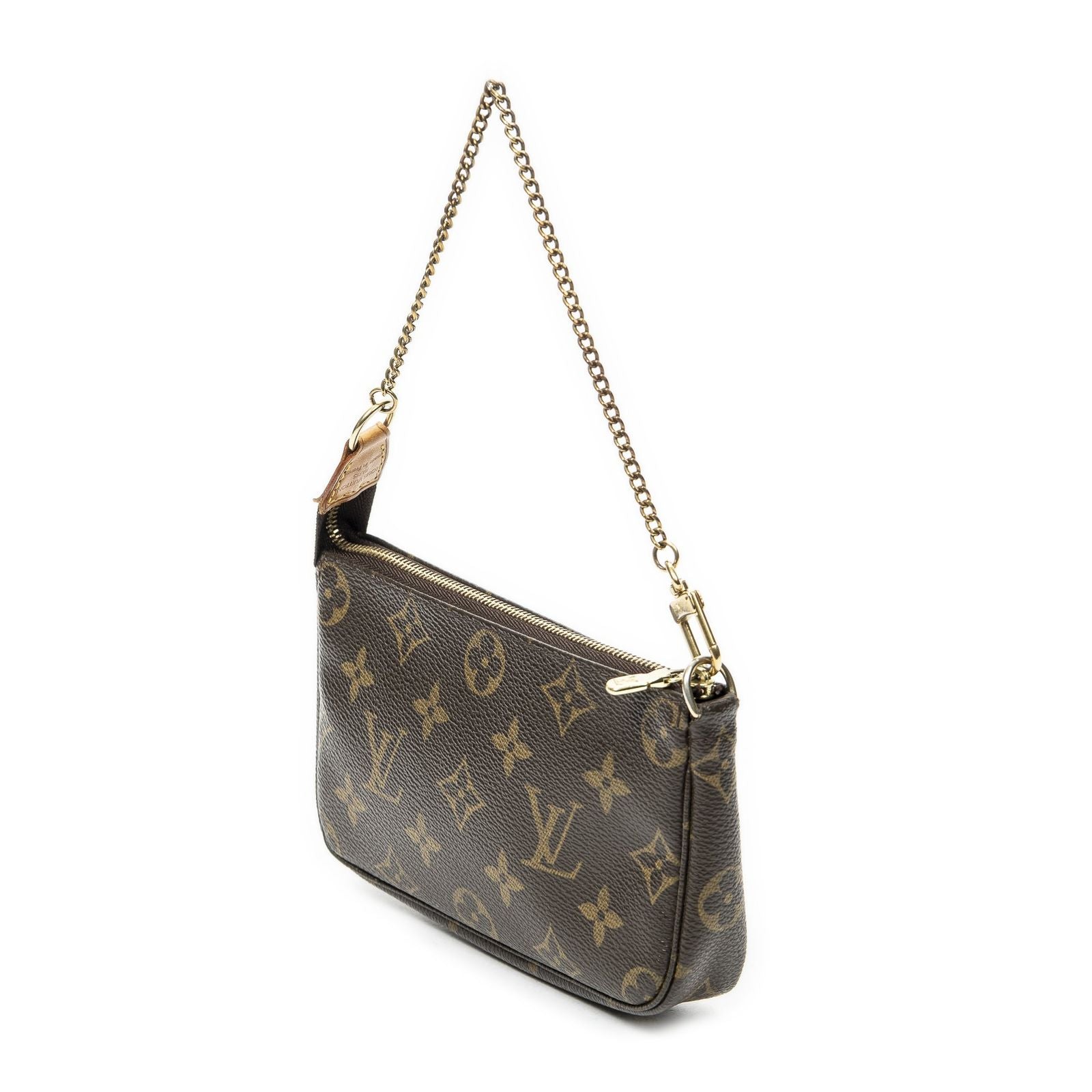 Louis Vuitton Mini Pochette Brown Monogram Canvas — view 2