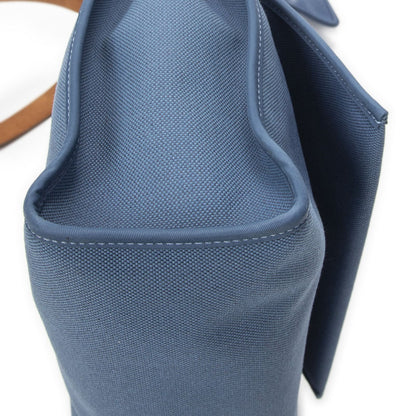 Hermes Herbag Zip Blue Tantoile Officier Handbag — view 8