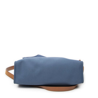 Hermes Herbag Zip Blue Tantoile Officier Handbag — view 6