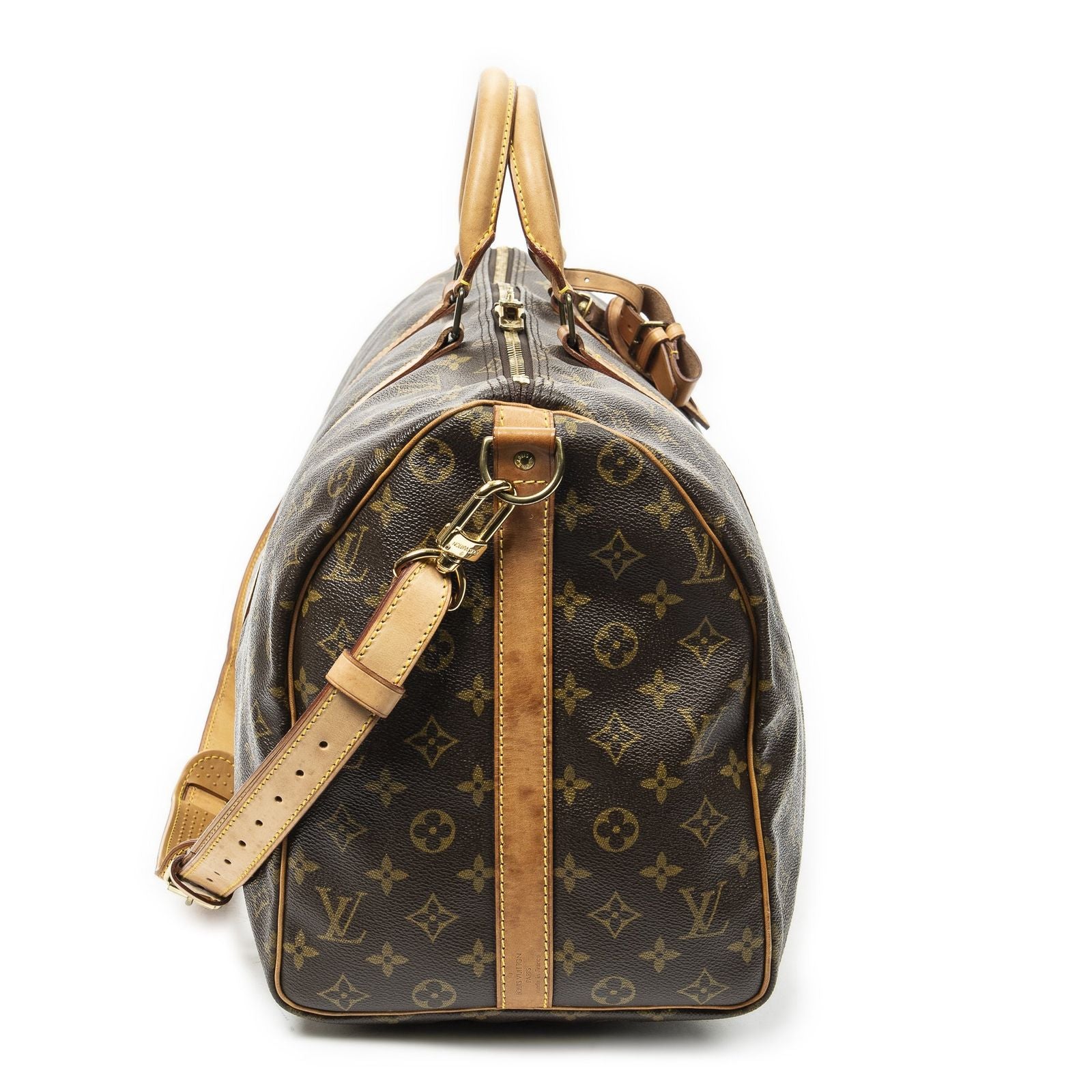 Louis Vuitton Keepall Bandouliere Brown Monogram Canvas — view 4