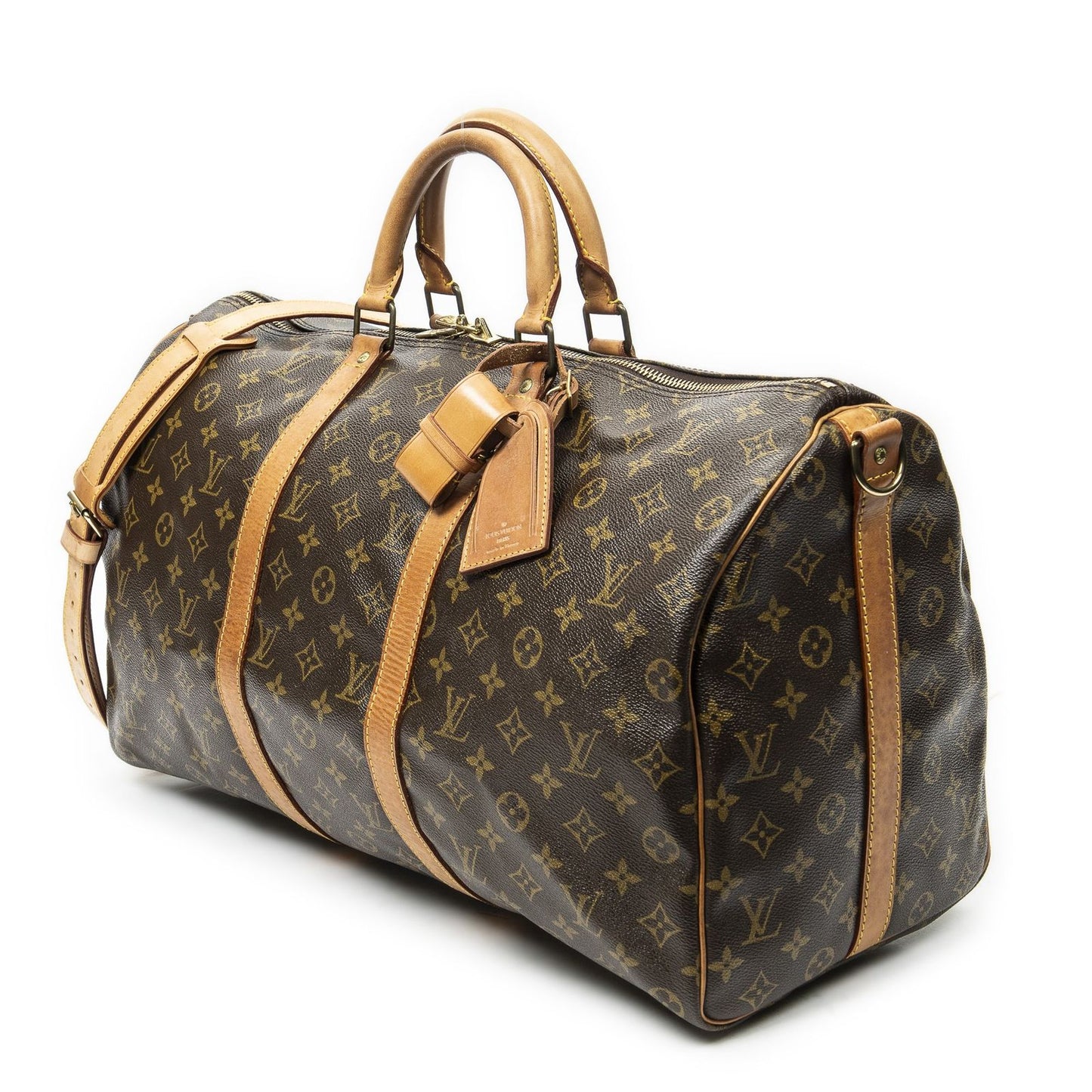 Louis Vuitton Keepall Bandouliere Brown Monogram Canvas — view 2