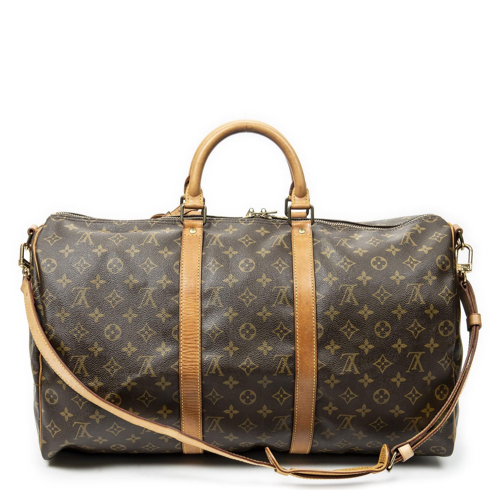 Louis Vuitton Keepall Bandouliere Brown Monogram Canvas — view 5