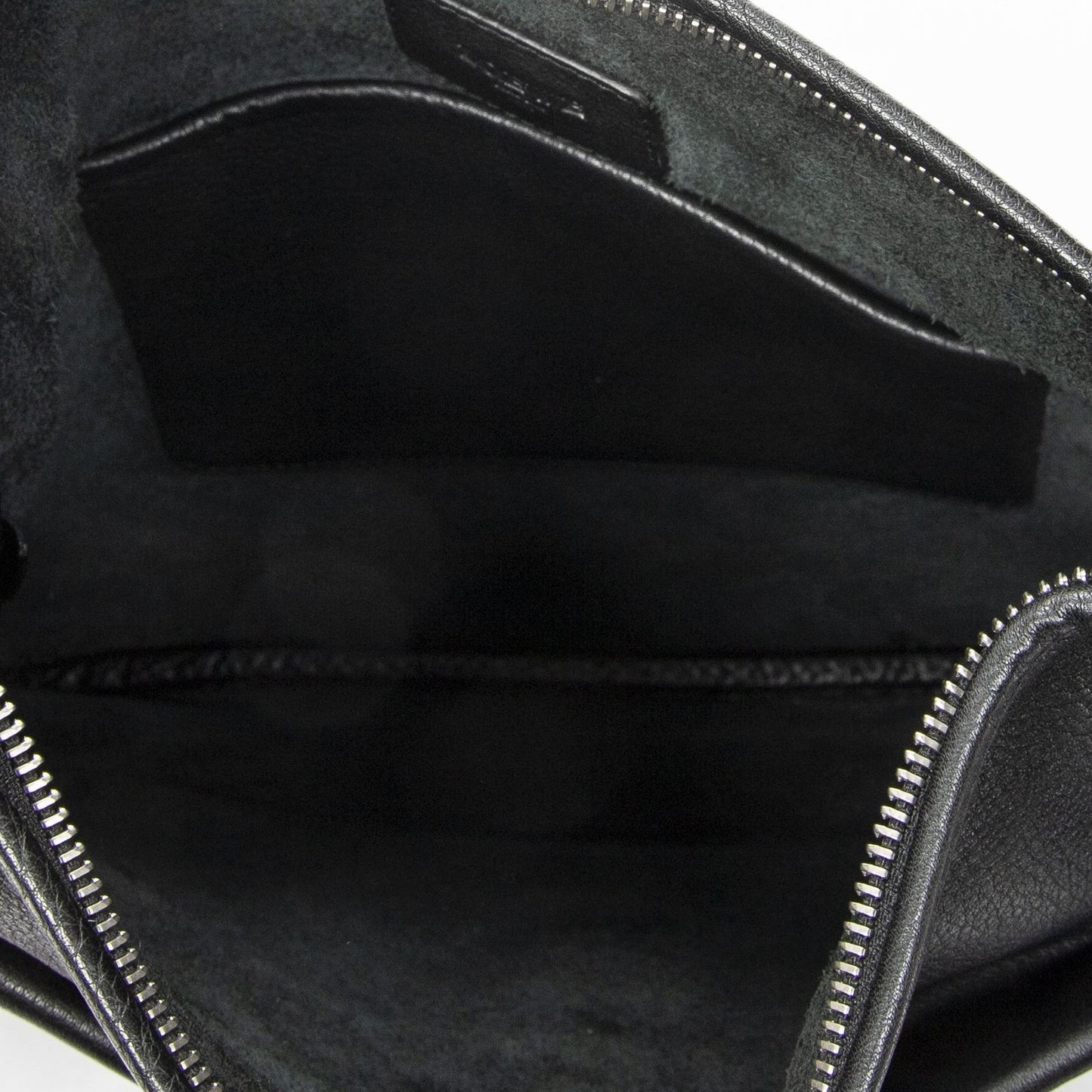 Loewe Anagram Front Pocket Messenger Black Gray Calfskin Leather — view 9