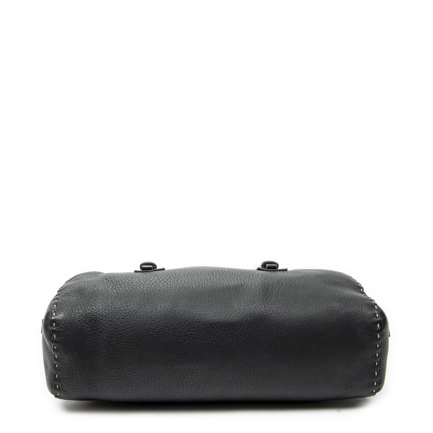 Fendi Mini Bow Sling Bag Black Selleria Leather — view 6