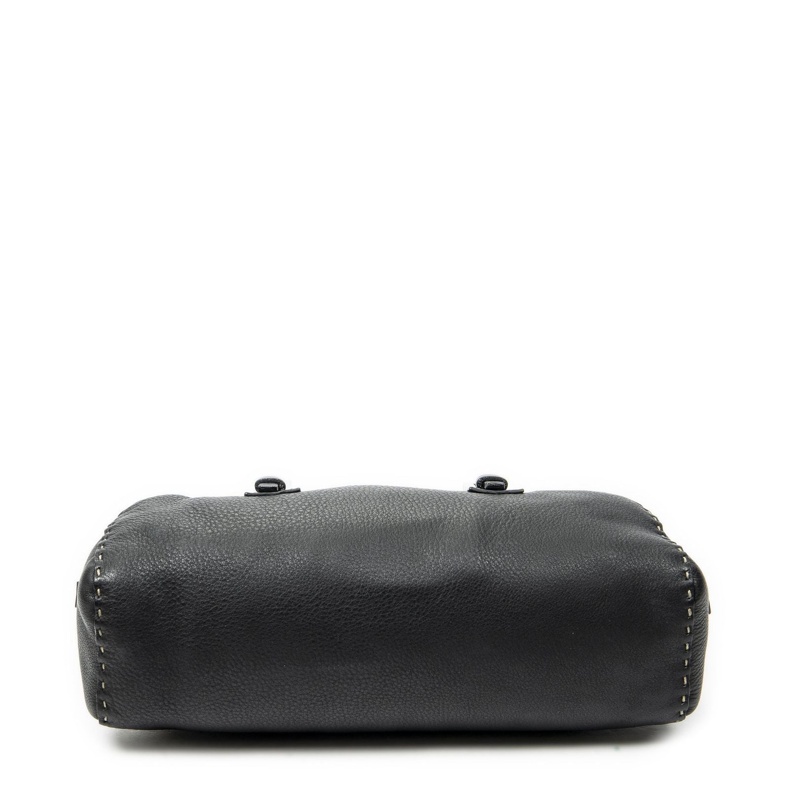 Fendi Mini Bow Sling Bag Black Selleria Leather — view 6