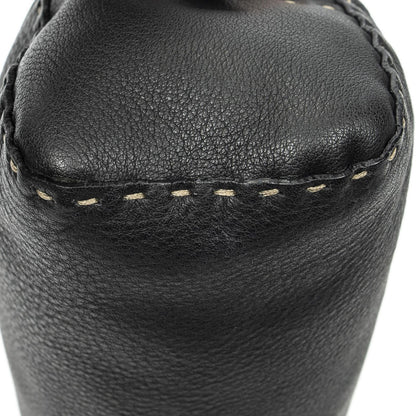 Fendi Mini Bow Sling Bag Black Selleria Leather — view 7