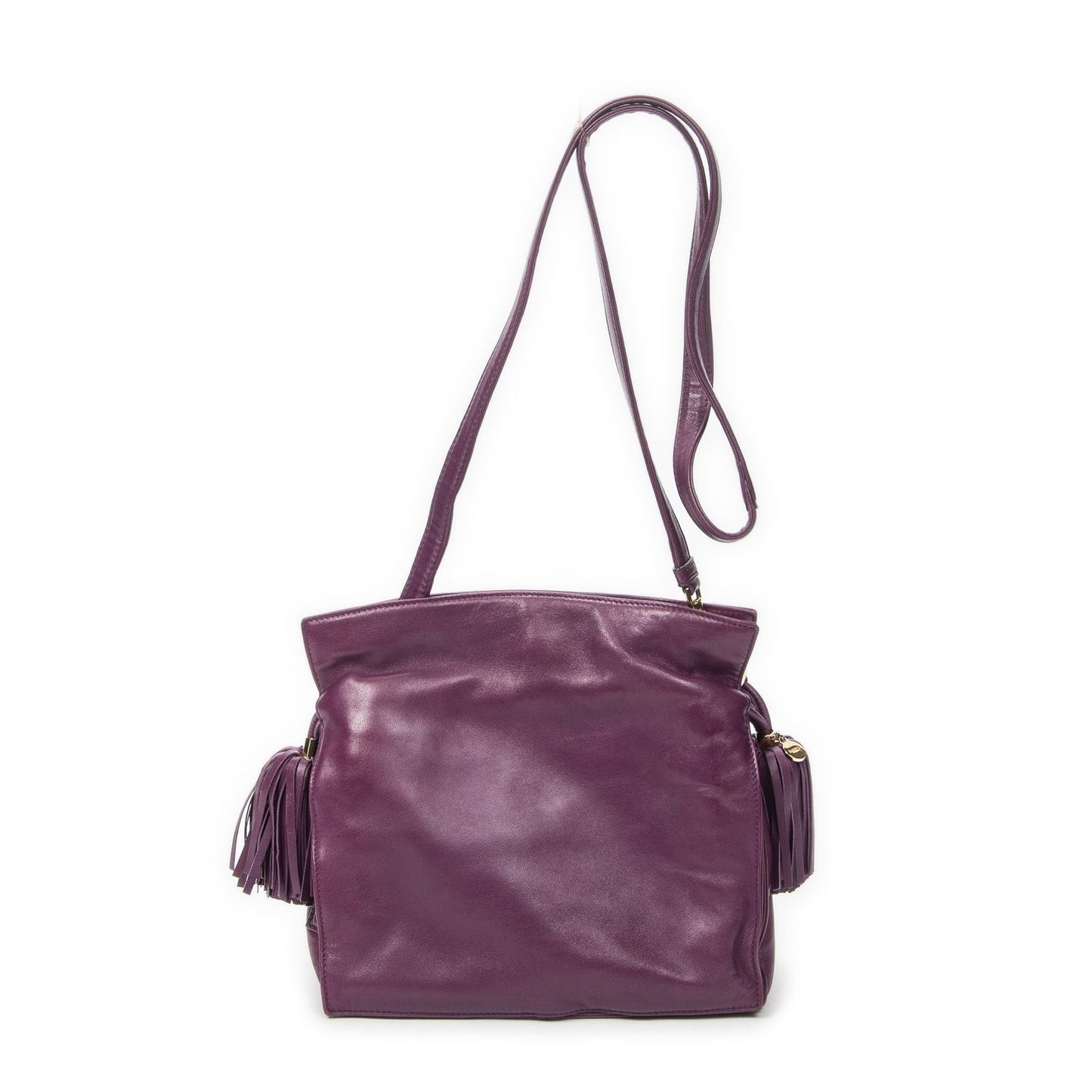 Loewe Small Tassel Flamenco Purple Smooth Calfskin Messenger — view 5