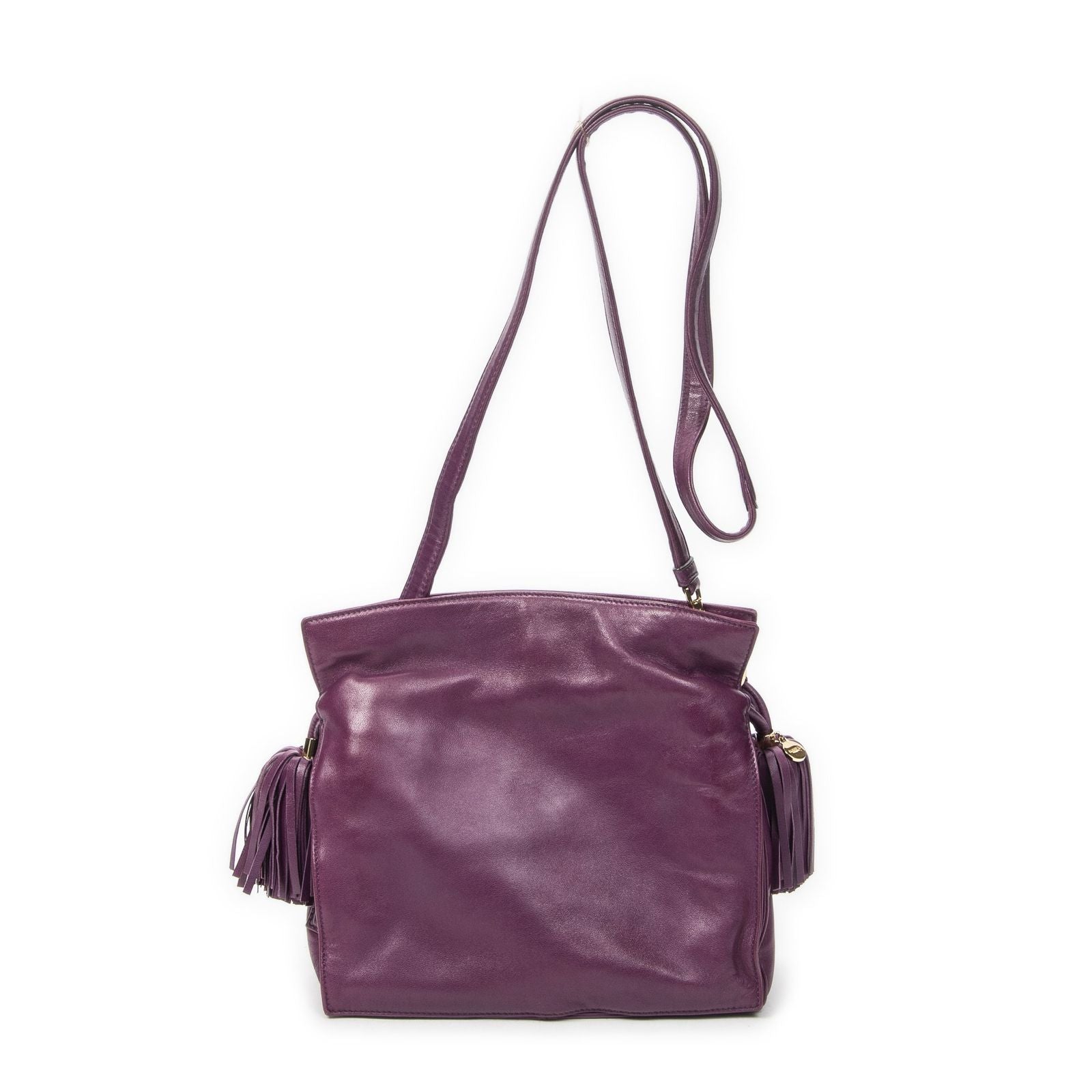 Loewe Small Tassel Flamenco Purple Smooth Calfskin Messenger — view 5