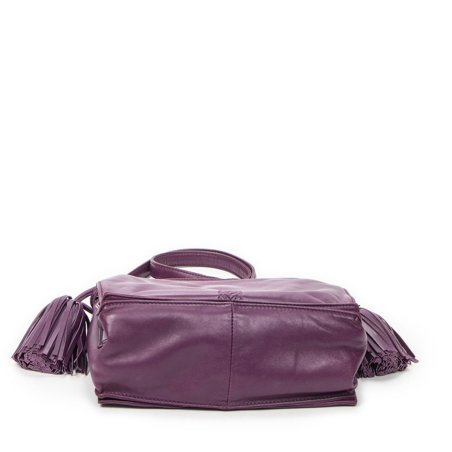 Loewe Small Tassel Flamenco Purple Smooth Calfskin Messenger — view 6