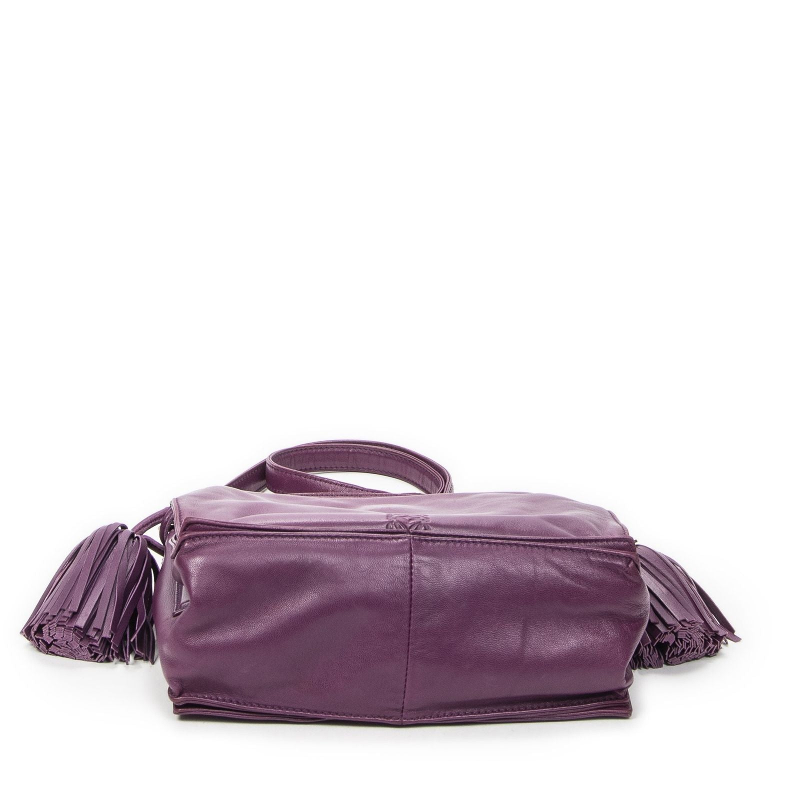 Loewe Small Tassel Flamenco Purple Smooth Calfskin Messenger — view 6