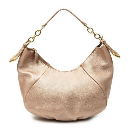 Fendi Selleria Chain Hobo Pink Leather