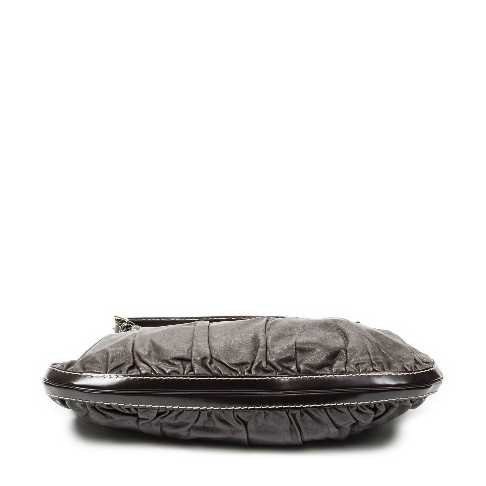 Gucci Large Queen Hobo Dark Brown Calfskin Leather — view 6