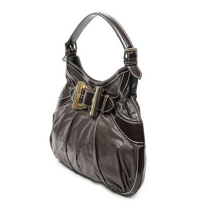 Gucci Large Queen Hobo Dark Brown Calfskin Leather — view 2