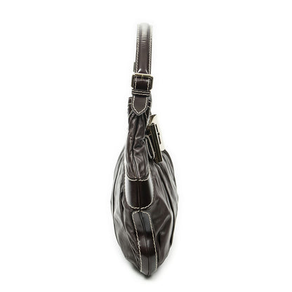 Gucci Large Queen Hobo Dark Brown Calfskin Leather — view 4