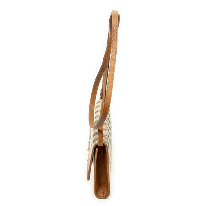 Gucci Bamboo Clutch Brown Beige GG Canvas — view 3
