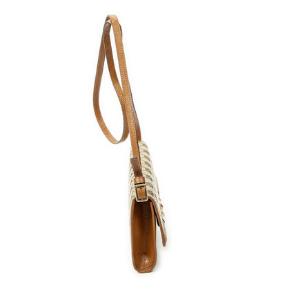Gucci Bamboo Clutch Brown Beige GG Canvas — view 4
