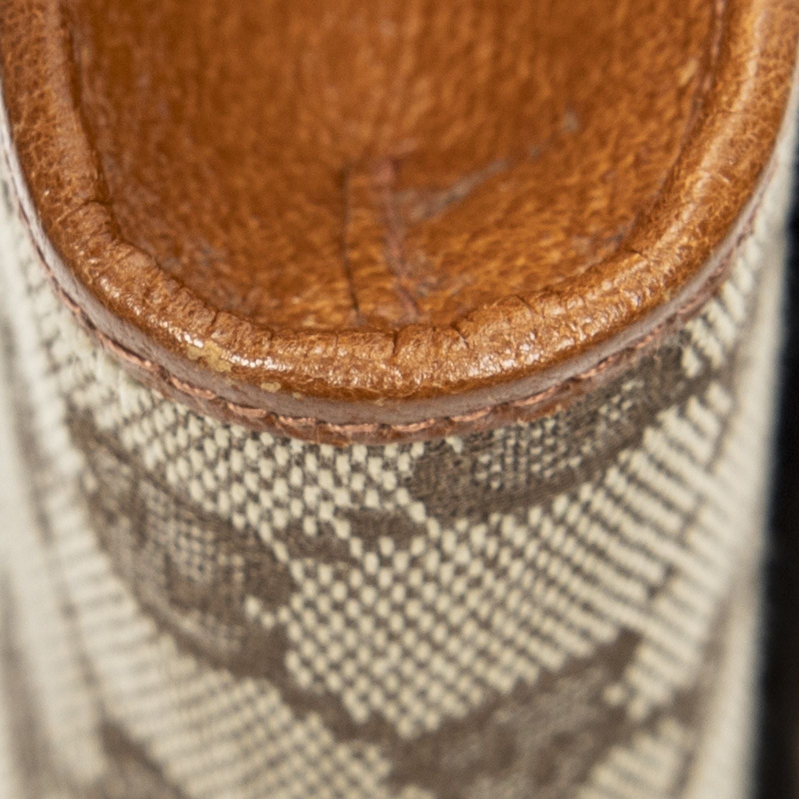 Gucci Bamboo Clutch Brown Beige GG Canvas — view 7
