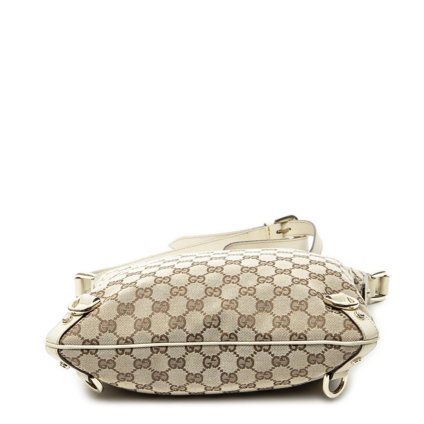 Gucci Abbey Crossbody Ivory Beige GG Canvas — view 6