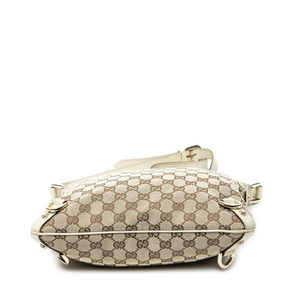 Gucci Abbey Crossbody Ivory Beige GG Canvas — view 6