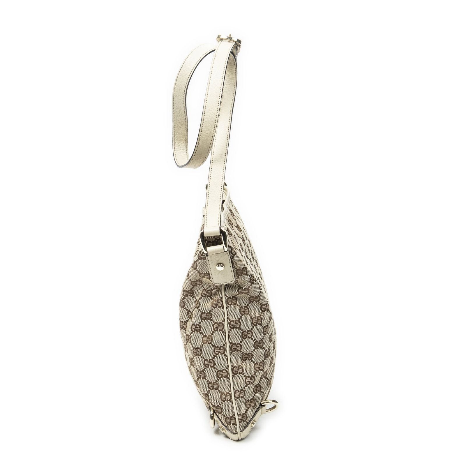Gucci Abbey Crossbody Ivory Beige GG Canvas — view 3