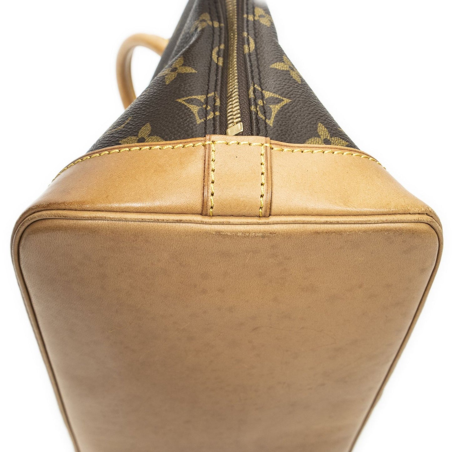 Louis Vuitton Alma Brown Monogram Canvas Handbag — view 7