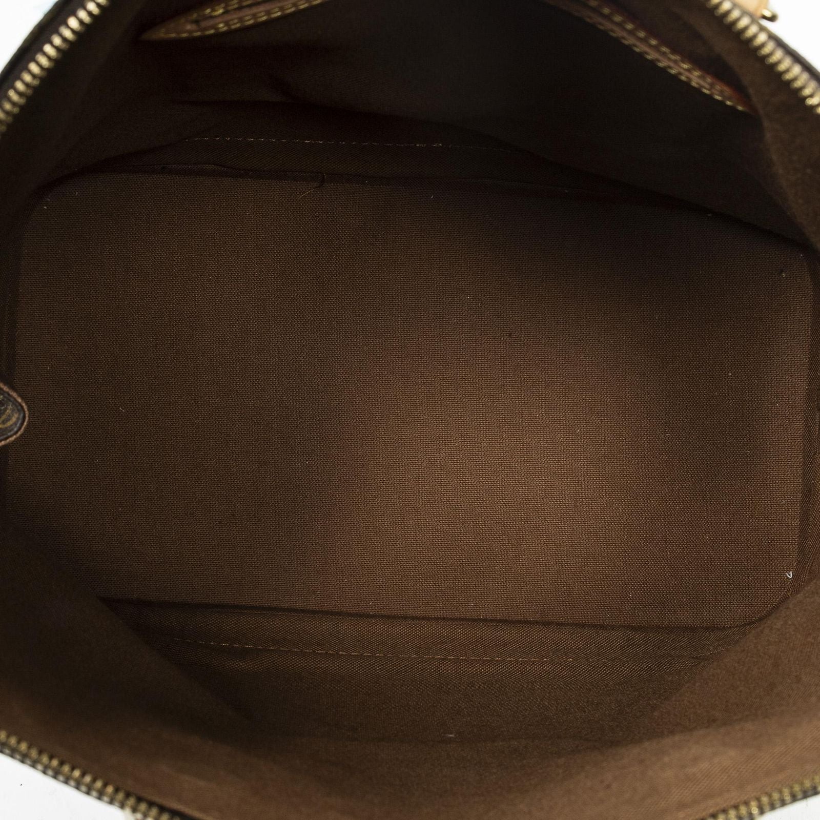 Louis Vuitton Alma Brown Monogram Canvas Handbag — view 9