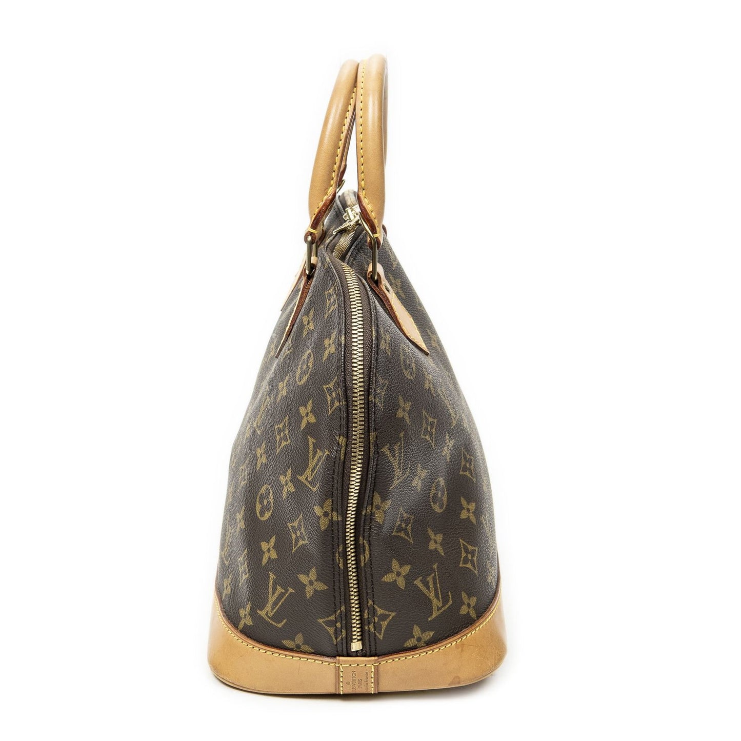Louis Vuitton Alma Brown Monogram Canvas Handbag — view 4