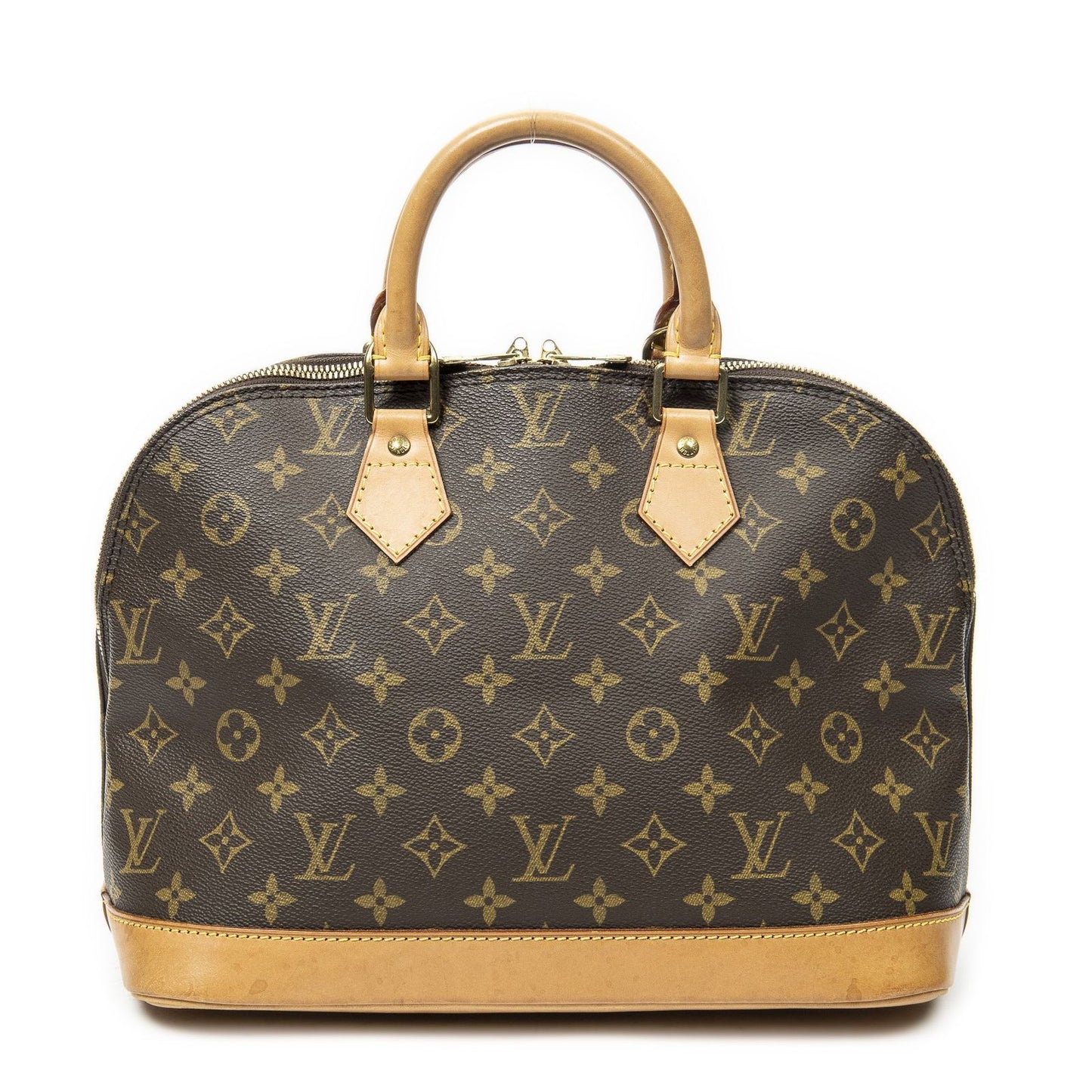 Louis Vuitton Alma Brown Monogram Canvas Handbag