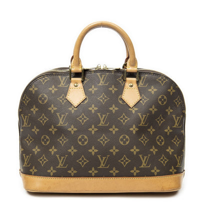 Louis Vuitton Alma Brown Monogram Canvas Handbag