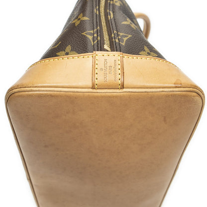 Louis Vuitton Alma Brown Monogram Canvas Handbag — view 8