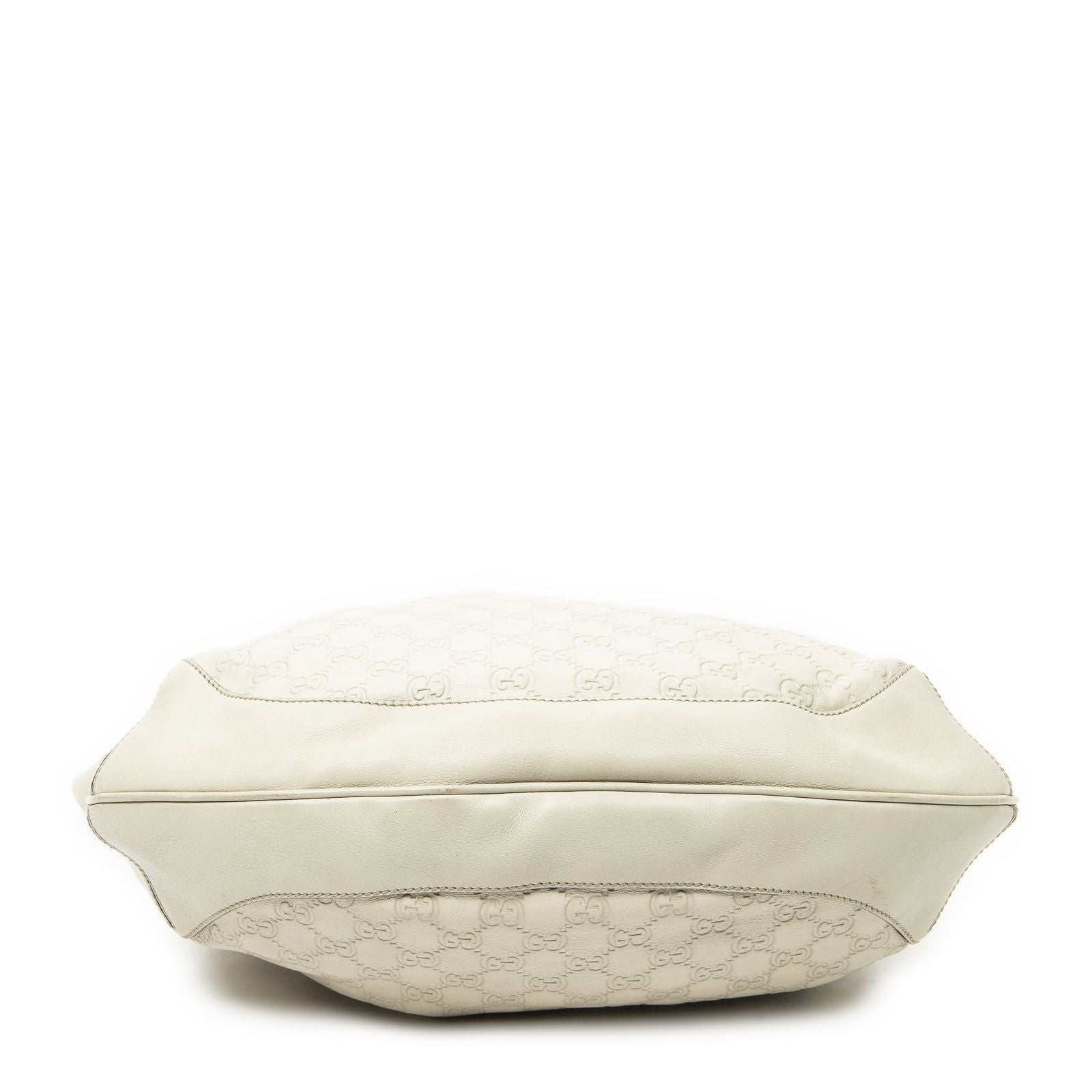 Gucci Pegi Bambu Handle Hobo Ivory Guccissima — view 6