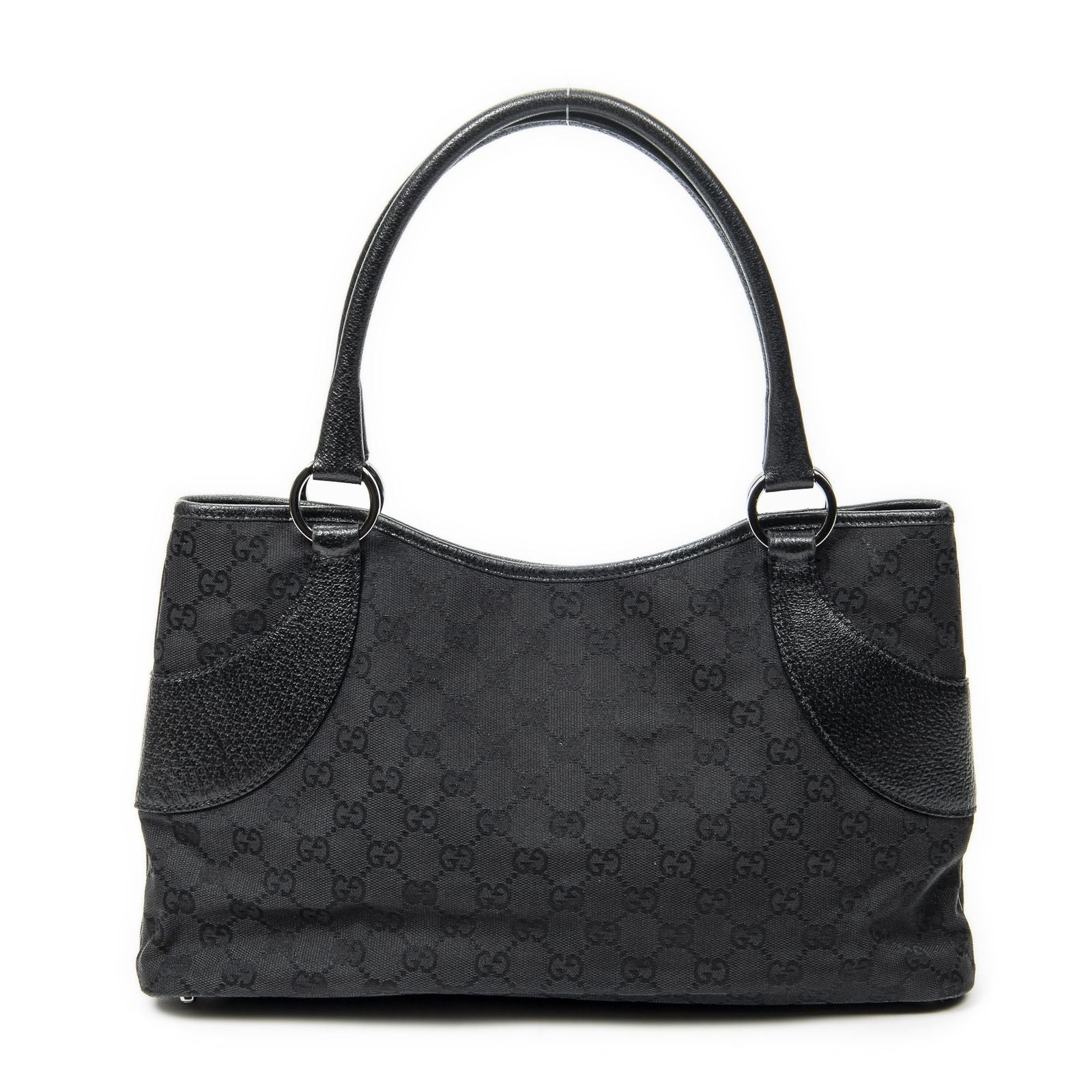Gucci Tote Black GG Canvas