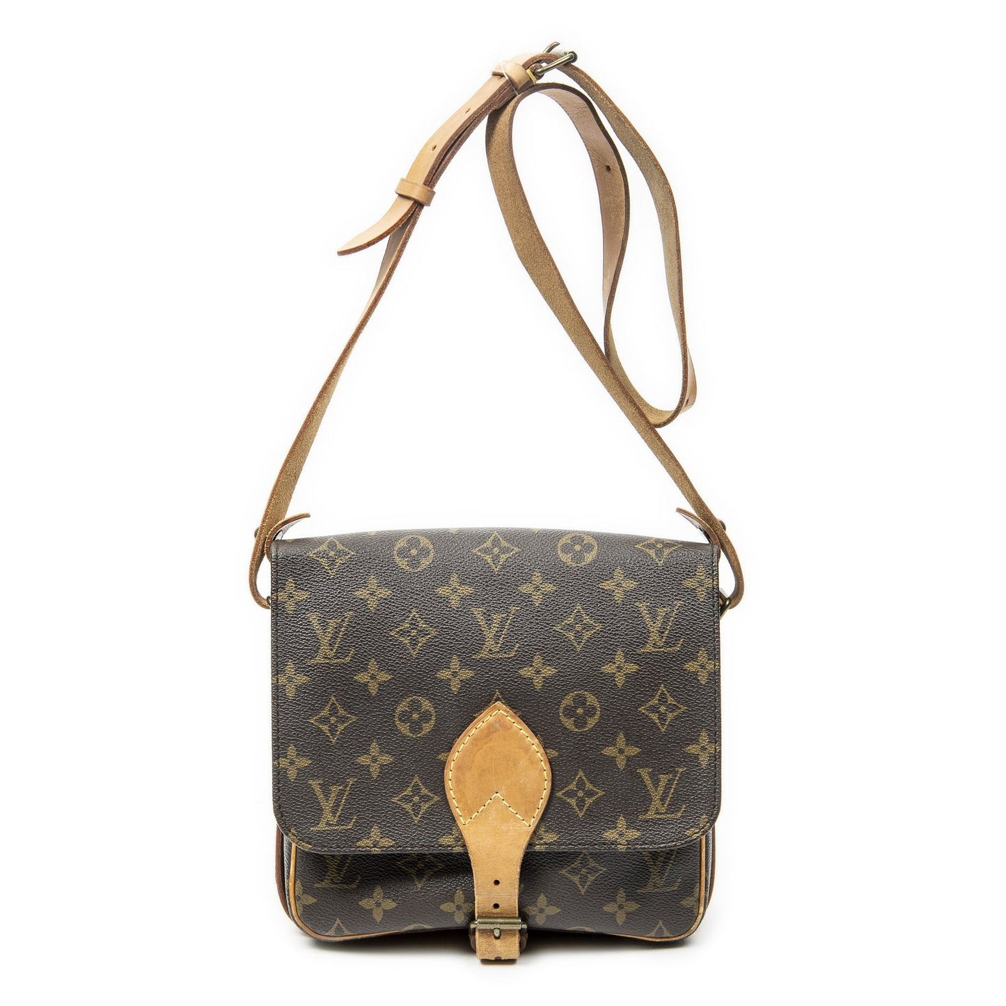 Louis Vuitton Cartouchiere Brown Monogram Canvas Messenger