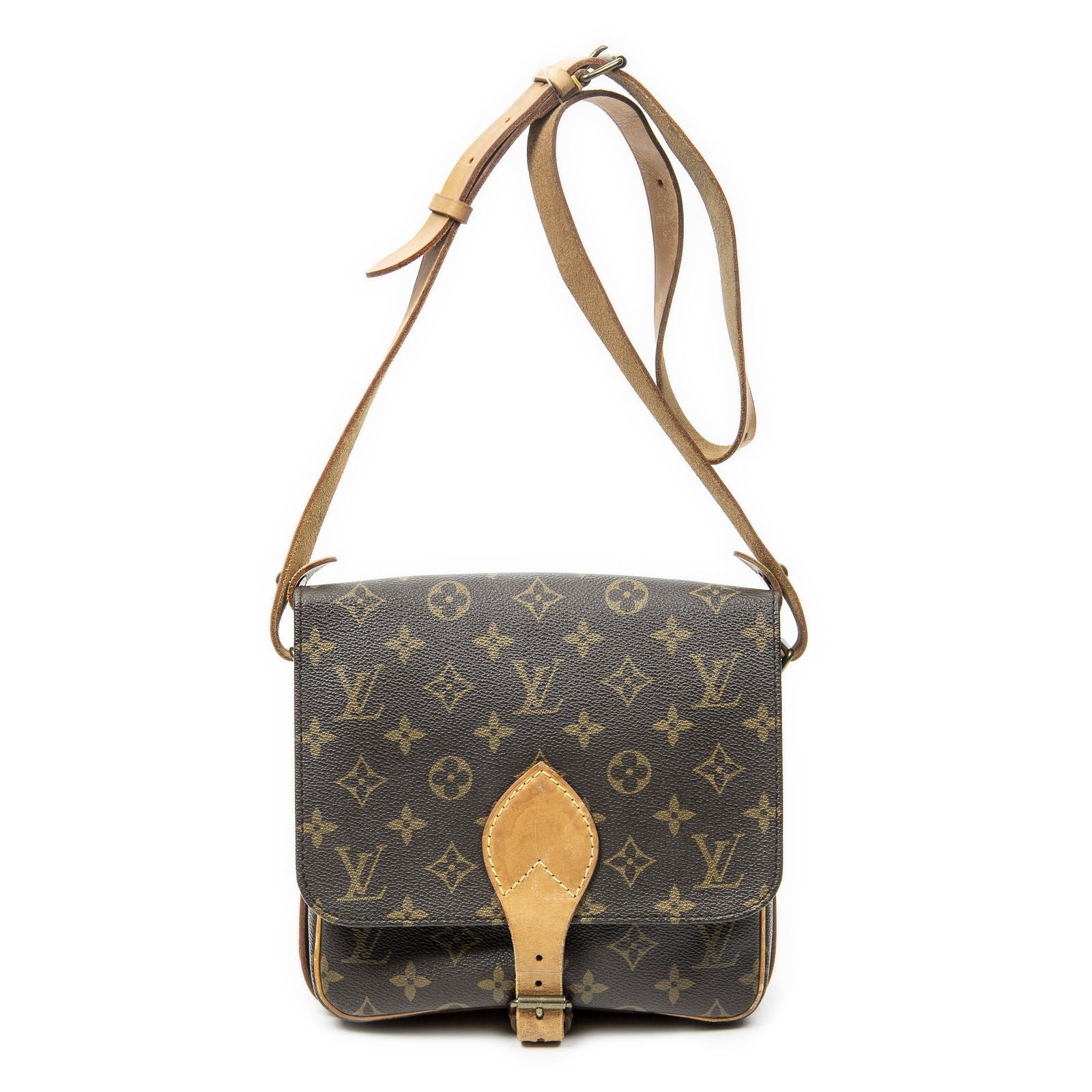 Louis Vuitton Cartouchiere Brown Monogram Canvas Messenger