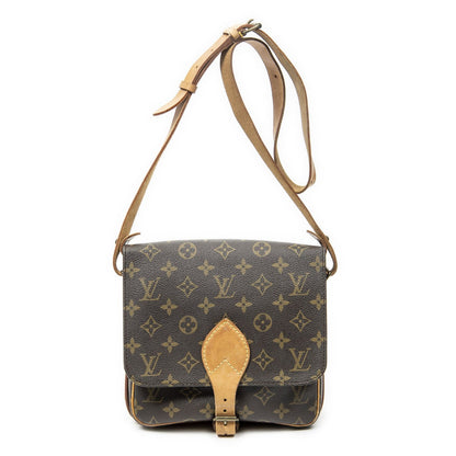Louis Vuitton Cartouchiere Brown Monogram Canvas Messenger