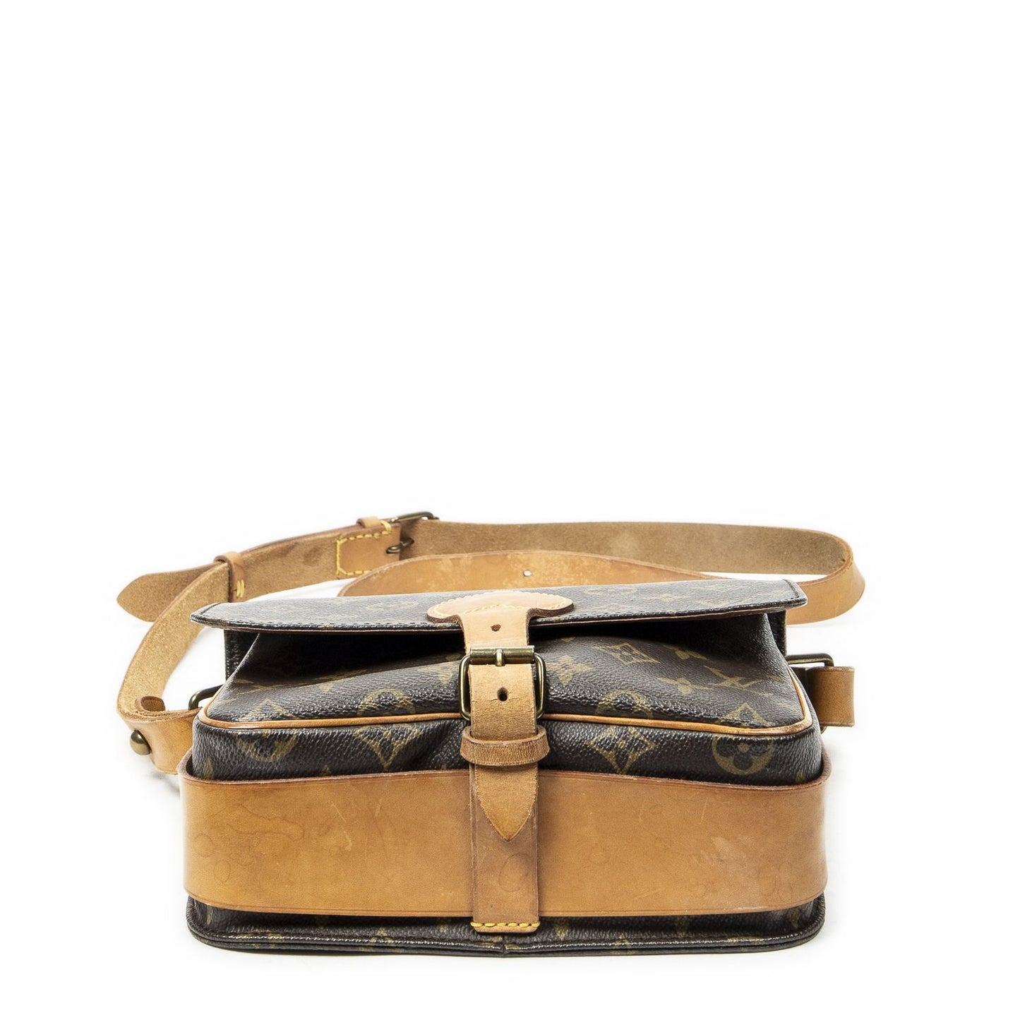 Louis Vuitton Cartouchiere Brown Monogram Canvas Messenger — view 6