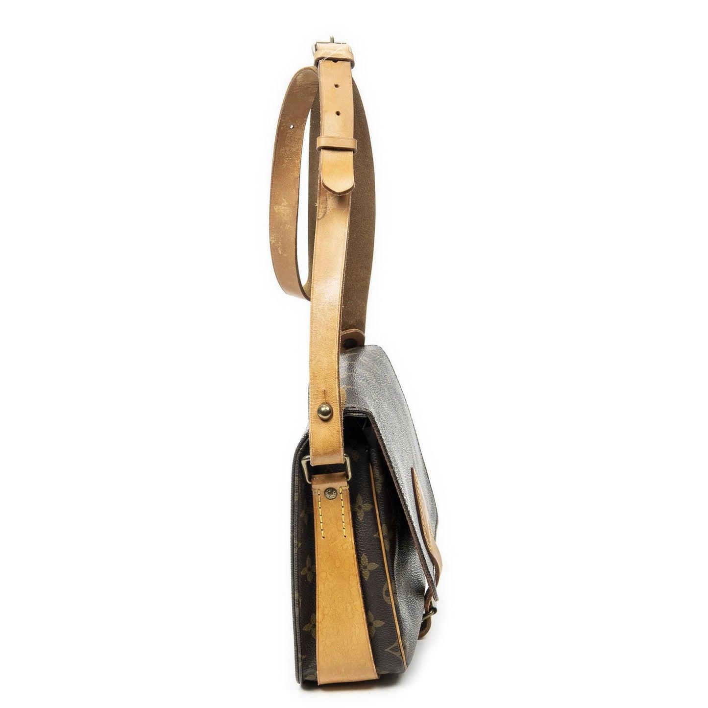 Louis Vuitton Cartouchiere Brown Monogram Canvas Messenger — view 4