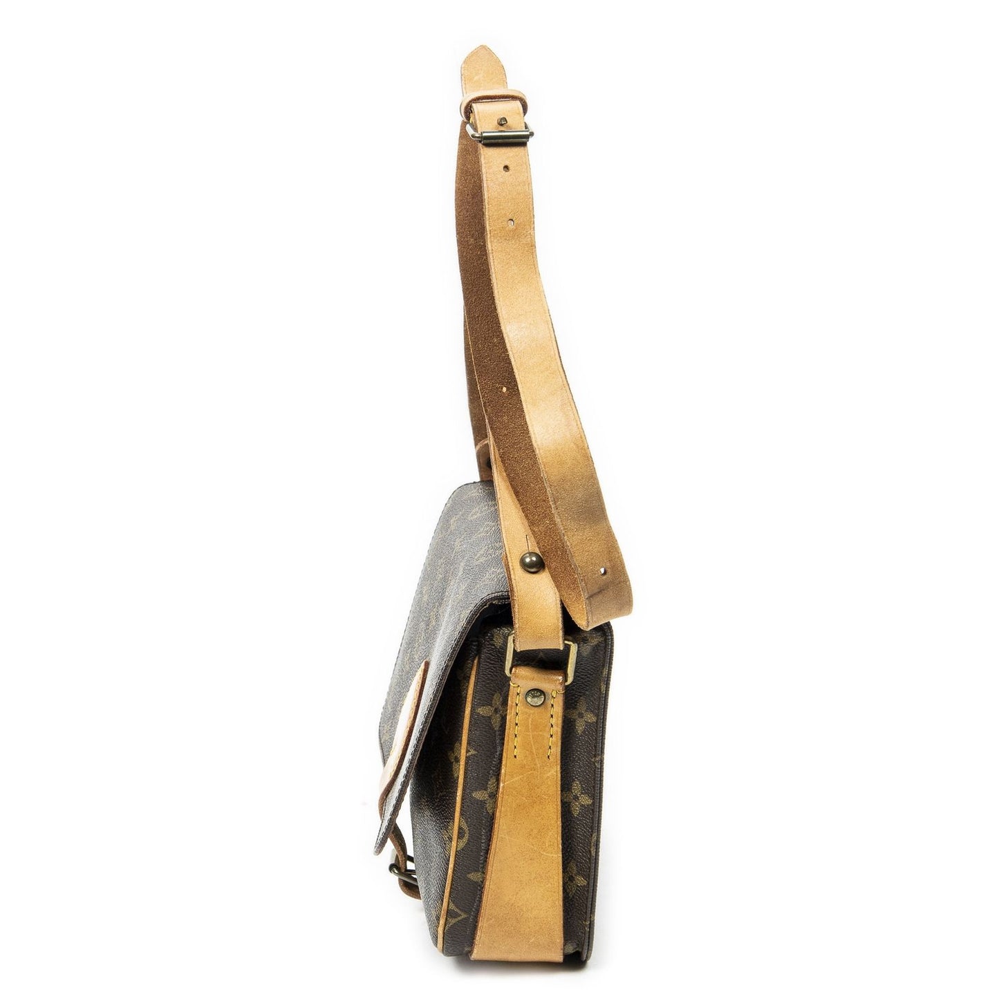 Louis Vuitton Cartouchiere Brown Monogram Canvas Messenger — view 3