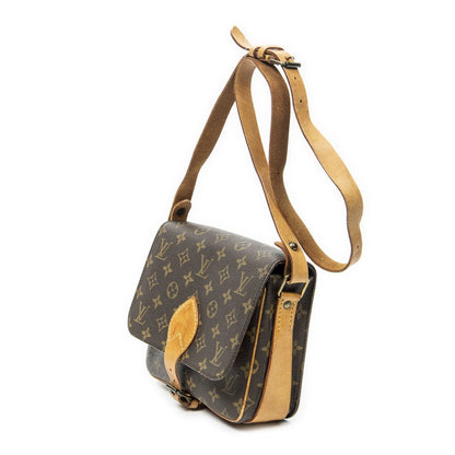 Louis Vuitton Cartouchiere Brown Monogram Canvas Messenger — view 2