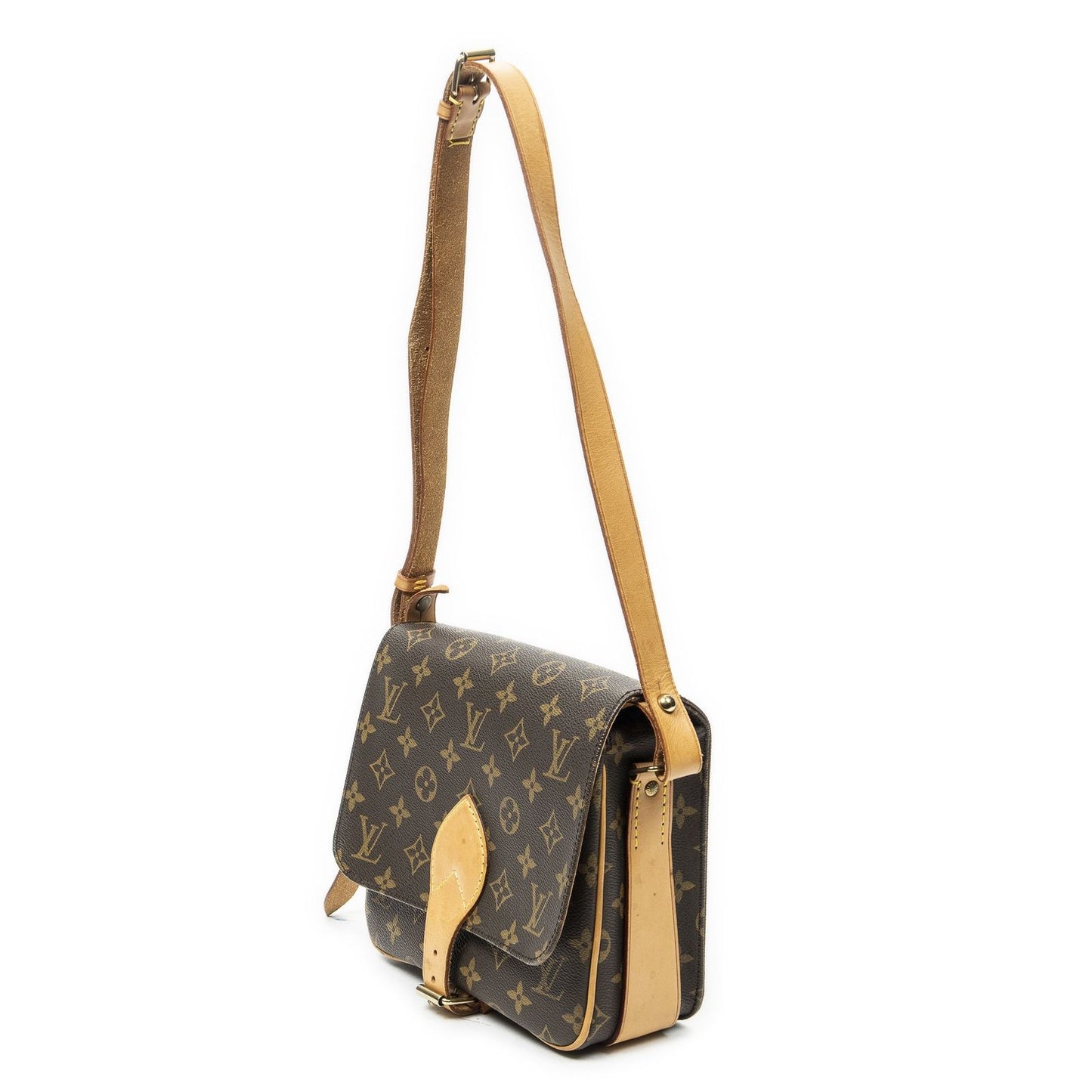 Louis Vuitton Cartouchiere Brown Monogram Canvas Messenger — view 2