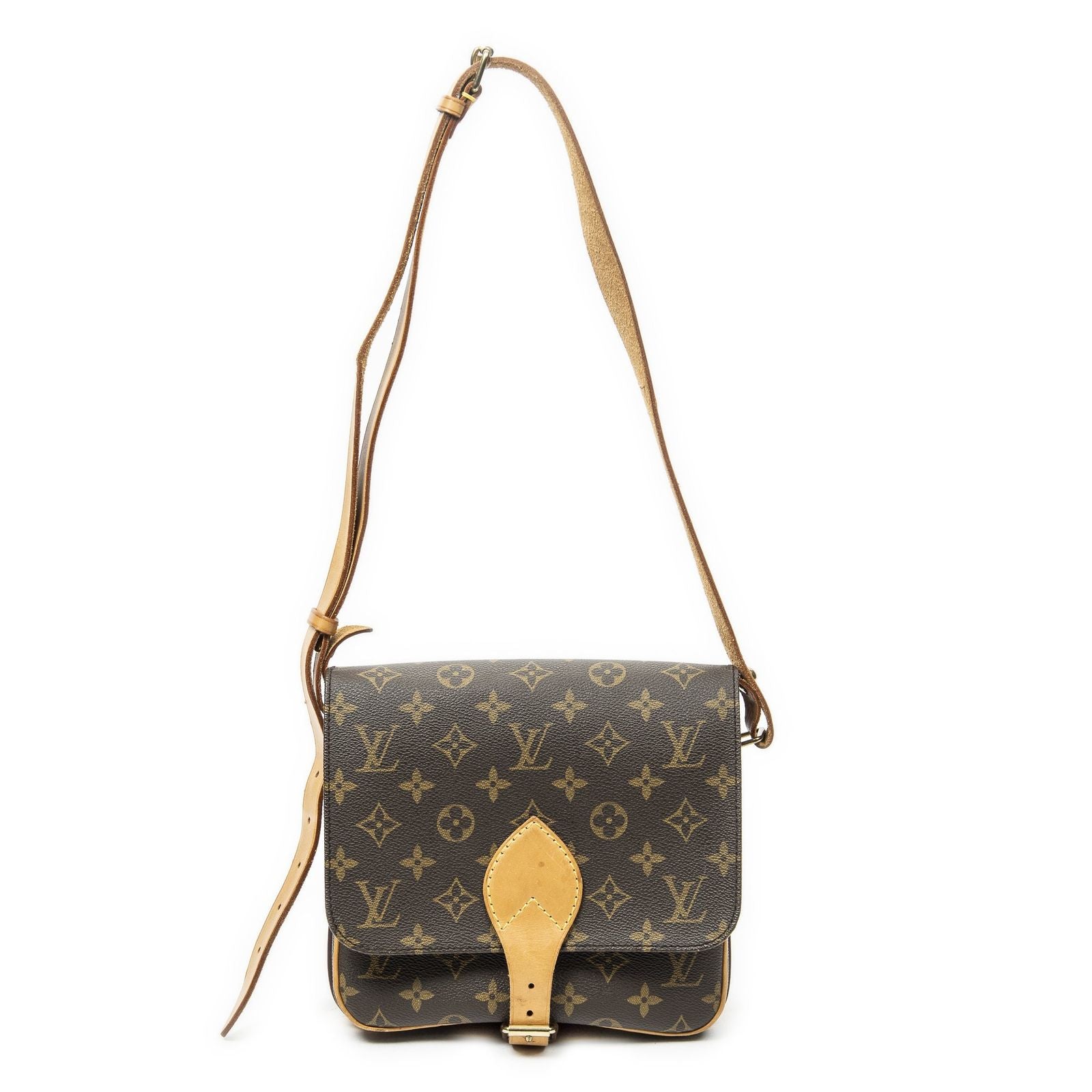 Louis Vuitton Cartouchiere Brown Monogram Canvas Messenger