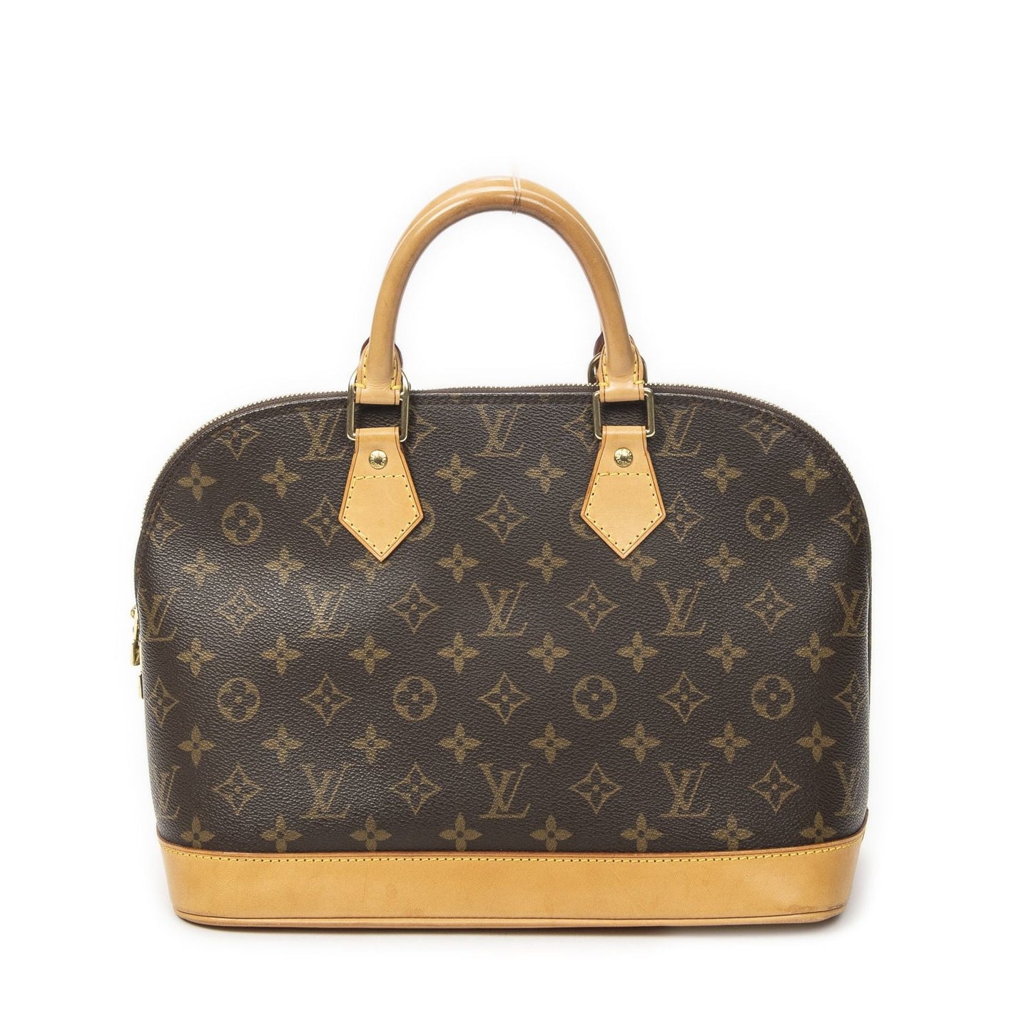 Louis Vuitton Alma Brown Monogram Canvas Handbag