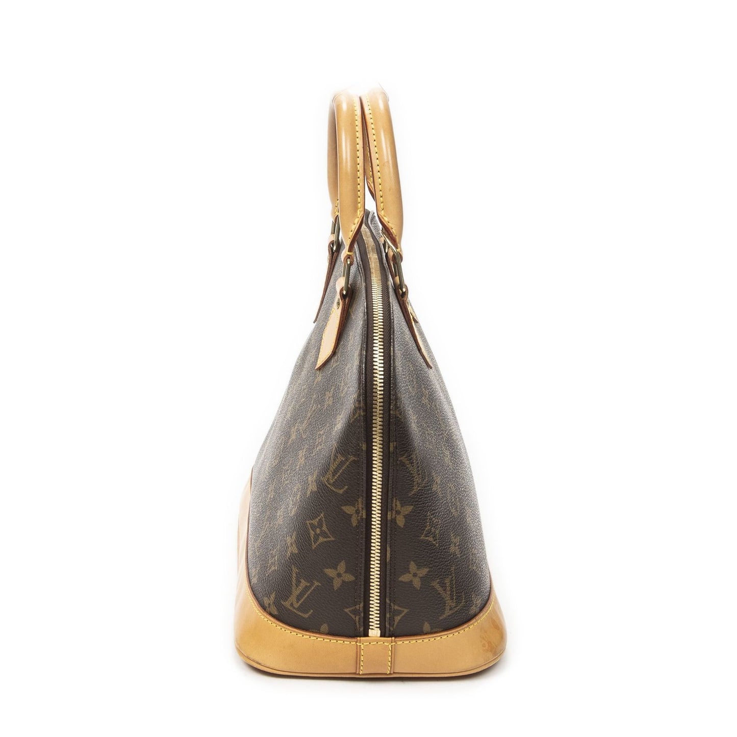 Louis Vuitton Alma Brown Monogram Canvas Handbag — view 3