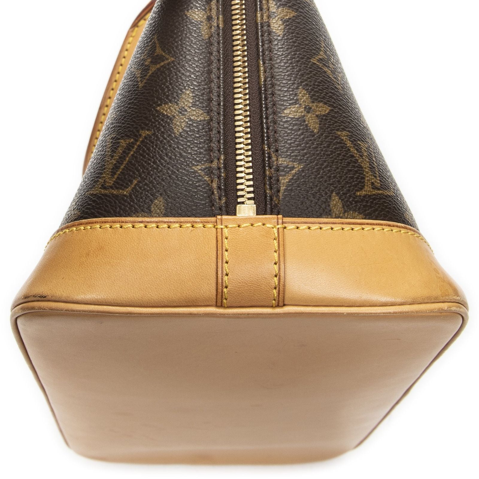 Louis Vuitton Alma Brown Monogram Canvas Handbag — view 7