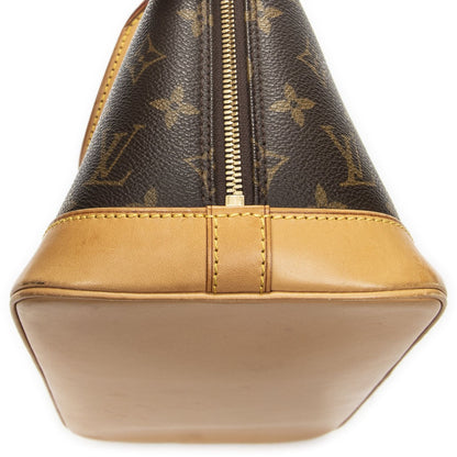 Louis Vuitton Alma Brown Monogram Canvas Handbag — view 7