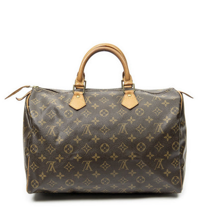 Louis Vuitton Speedy Brown Monogram Canvas Handbag — view 5