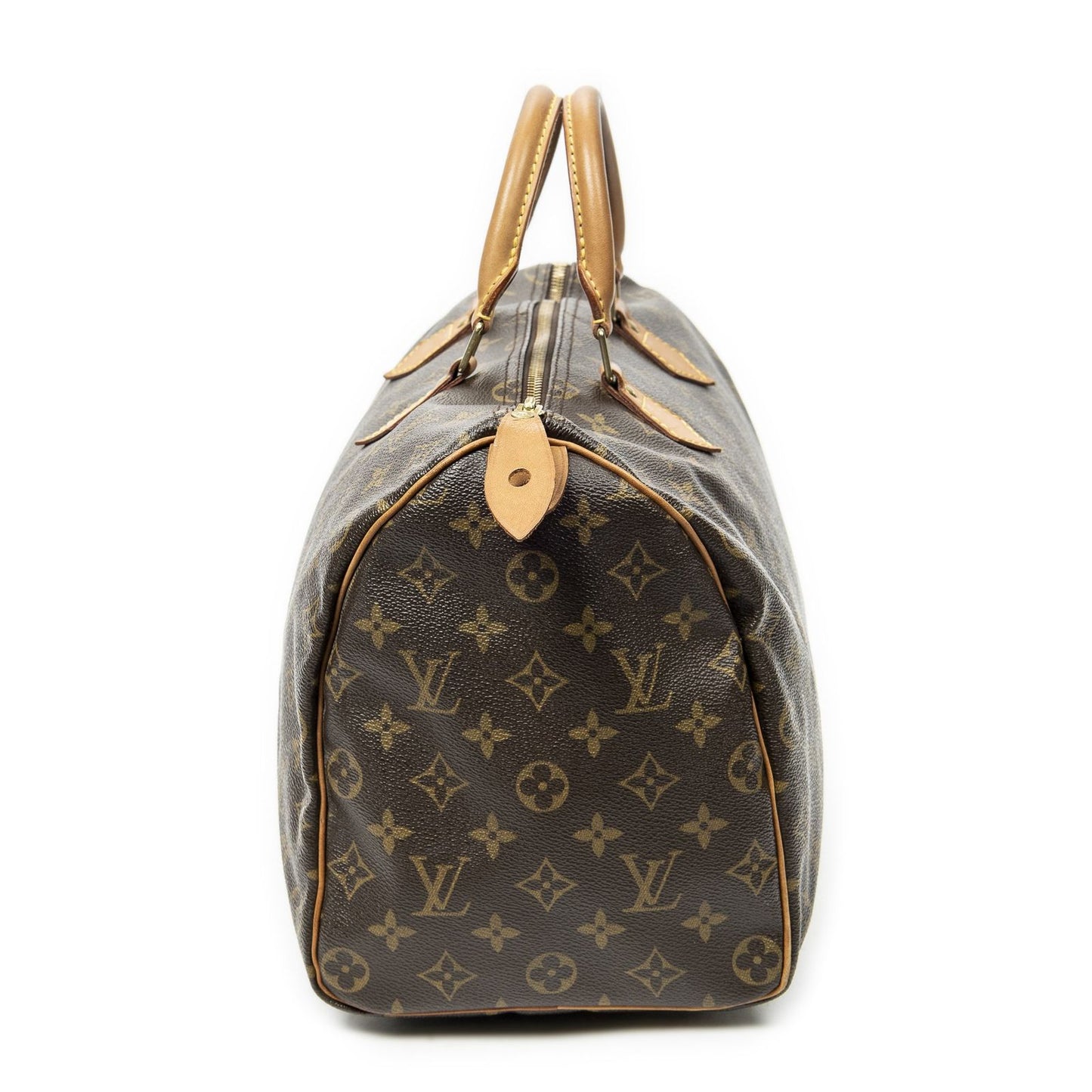 Louis Vuitton Speedy Brown Monogram Canvas Handbag — view 3