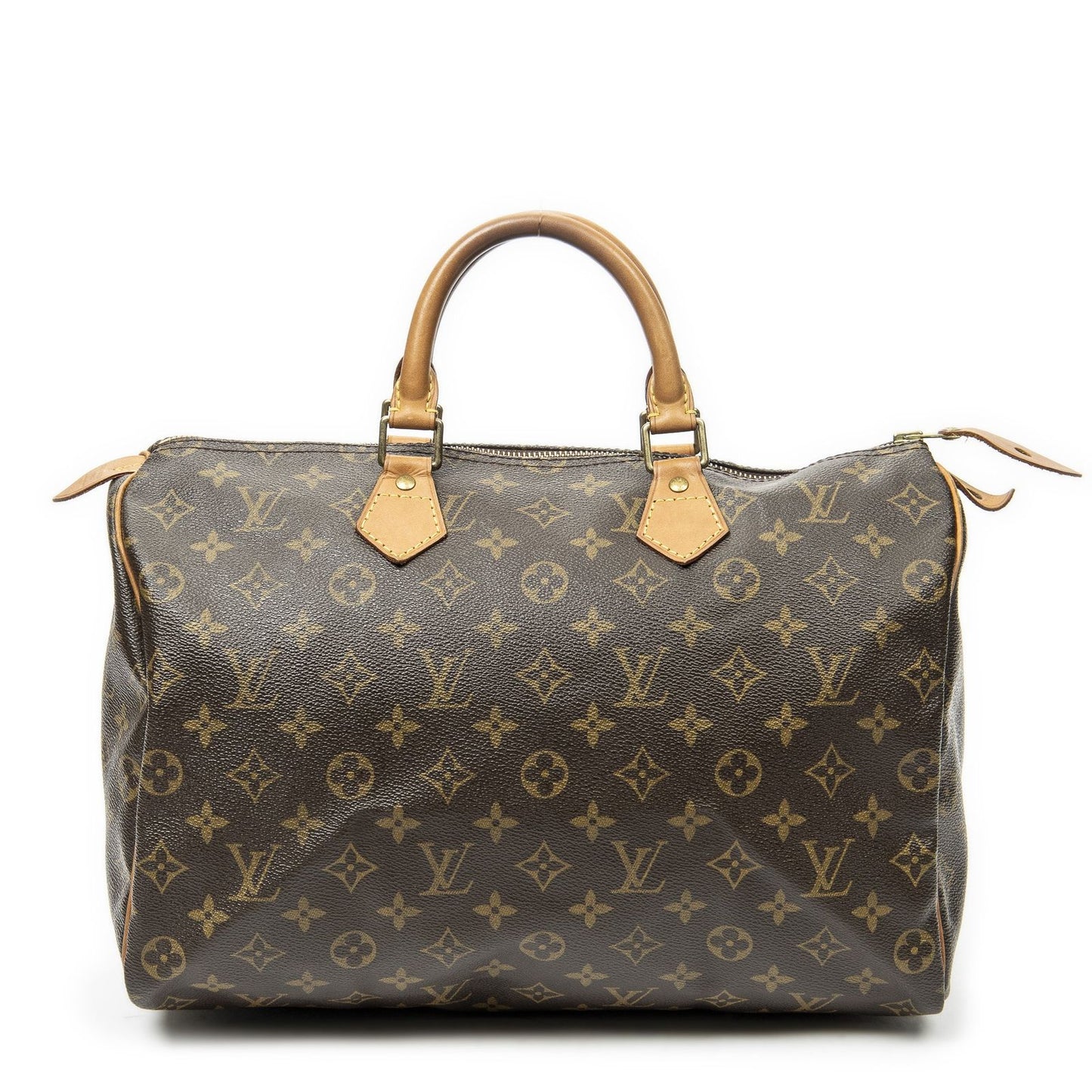 Louis Vuitton Speedy Brown Monogram Canvas Handbag