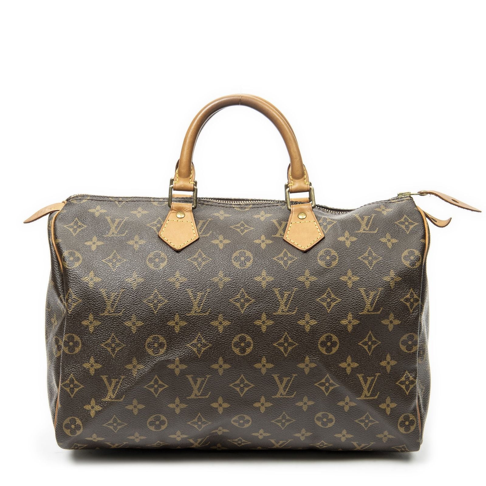 Louis Vuitton Speedy Brown Monogram Canvas Handbag